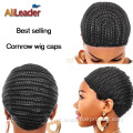 Caixa Preta Trançada Cornrow Wig Caps Com Pentes